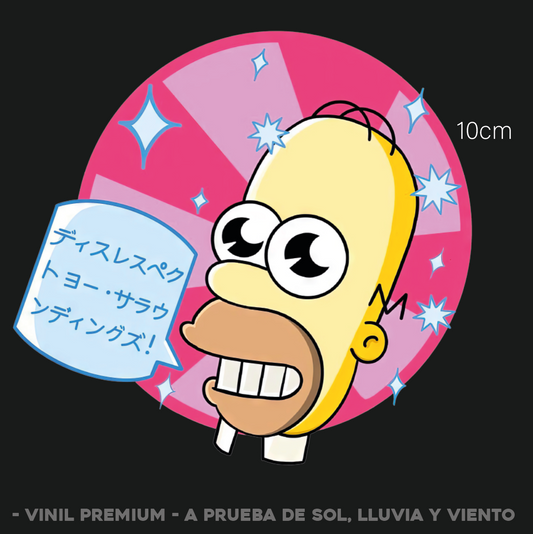 Homero Mr. Chispa - Sticker