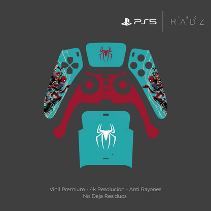 Skin PS5  - Control SPIDERMAN Azul